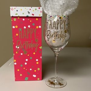 🥳HAPPY BIRTHDAY WINE GLASS IN DECORATIVE BOX🎈🎈